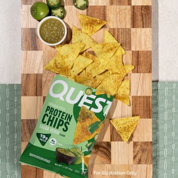 Quest 19g Protein Baked Tortilla Style Chips - Salsa Verde