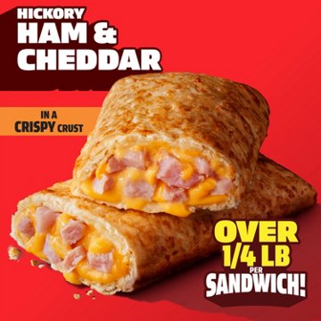 Hot Pockets Hickory Ham & Cheddar Frozen Sandwiches