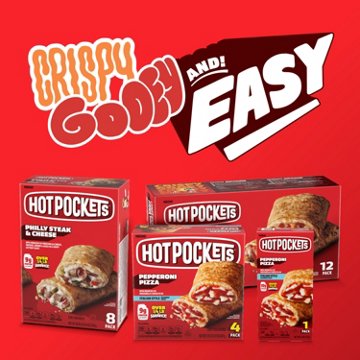 Hot Pockets Pepperoni Pizza Frozen Sandwich - Italian Seasoned Crust, 1 ct