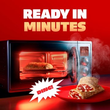 Hot Pockets Pepperoni Pizza Frozen Sandwiches - Crispy Crust, 4 ct
