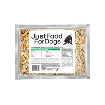 JustFoodForDogs Frozen Dog Food - Chicken & Rice