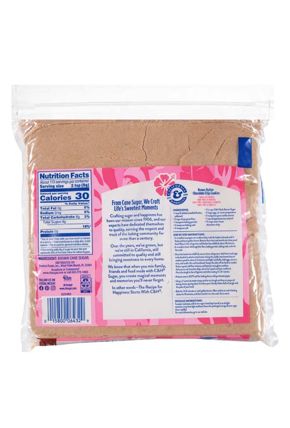 C&H Premium Pure Cane Dark Brown Sugar; image 2 of 2