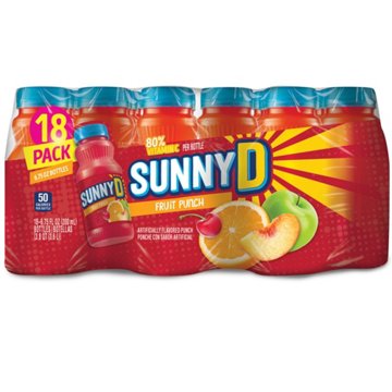 Sunny D Fruit Punch 18 pk Bottles