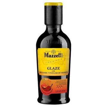 Mazzetti Italian Hot Chili Pepper Glaze with Balsamc Viinegar of Modena, 7.3 oz