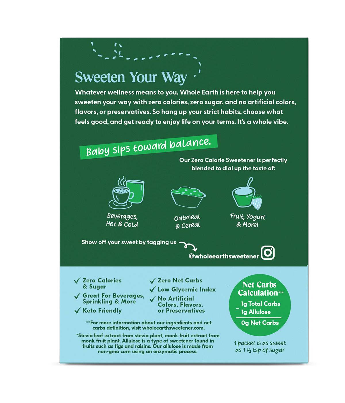 Whole Earth Sweetener Company Zero Calorie Sweetener Packets; image 7 of 8