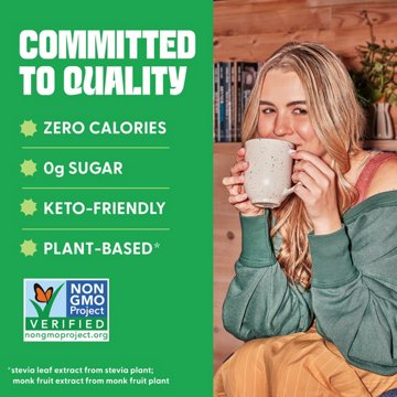 Whole Earth Sweetener Company Zero Calorie Sweetener Packets, 80 ct