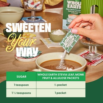 Whole Earth Sweetener Company Zero Calorie Sweetener Packets, 80 ct
