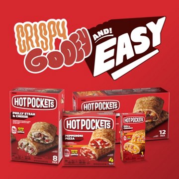 Hot Pockets Meatballs & Mozzarella Frozen Sandwiches