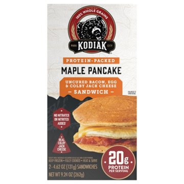 Kodiak 20g Protein Maple Pancake Bacon Egg & Cheese Sandwich