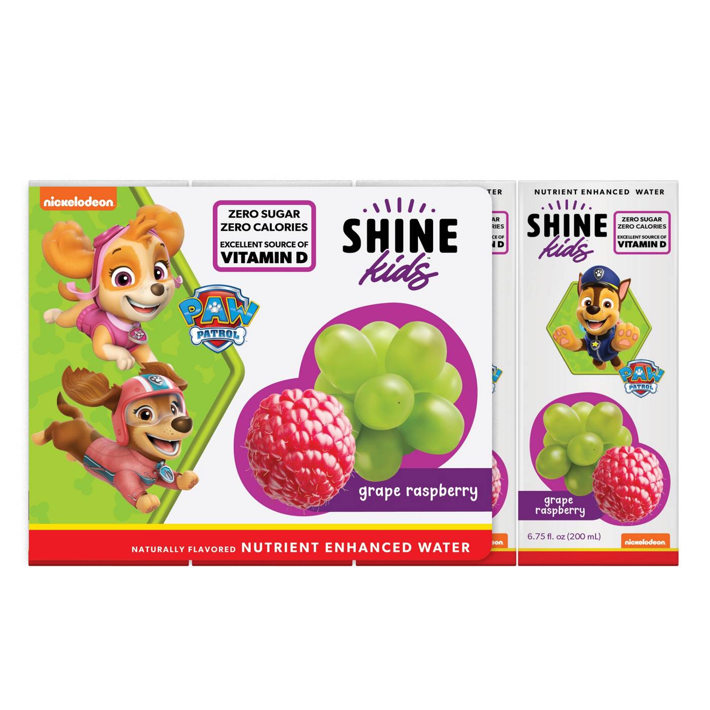 ShineWater Kids' Nutrient-Enhanced Water 8 pk Drink Boxes - Grape Raspberry; image 2 of 2
