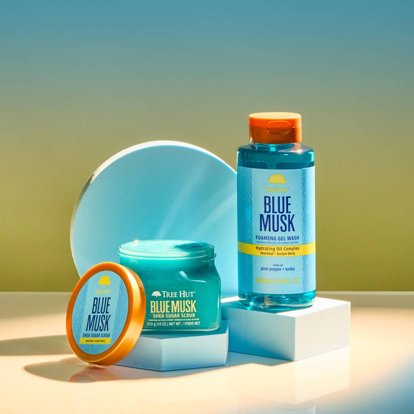 Tree Hut Shea Sugar Scrub - Blue Musk; image 2 of 3