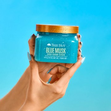 Tree Hut Shea Sugar Scrub - Blue Musk, 18 oz