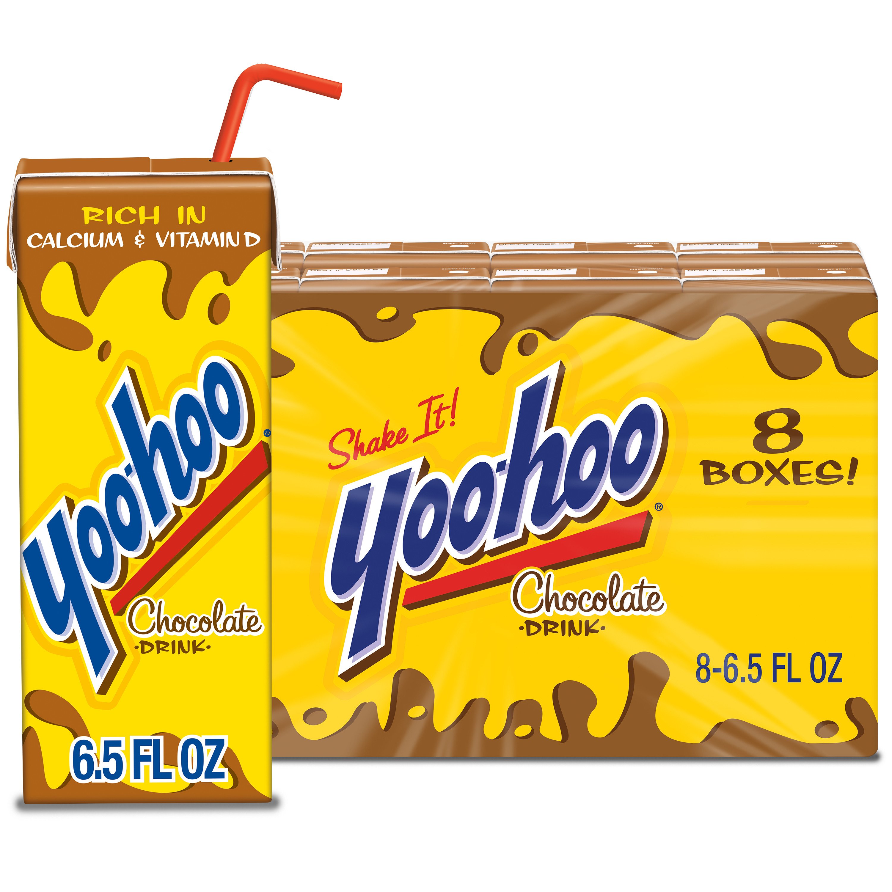 Yoo-hoo Chocolate Drink 8 pk Boxes - Shop Milk at H-E-B