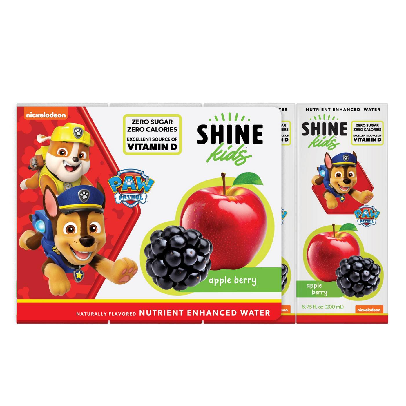 ShineWater Kids' Nutrient-Enhanced Water 8 pk Drink Boxes - Apple Berry; image 2 of 2