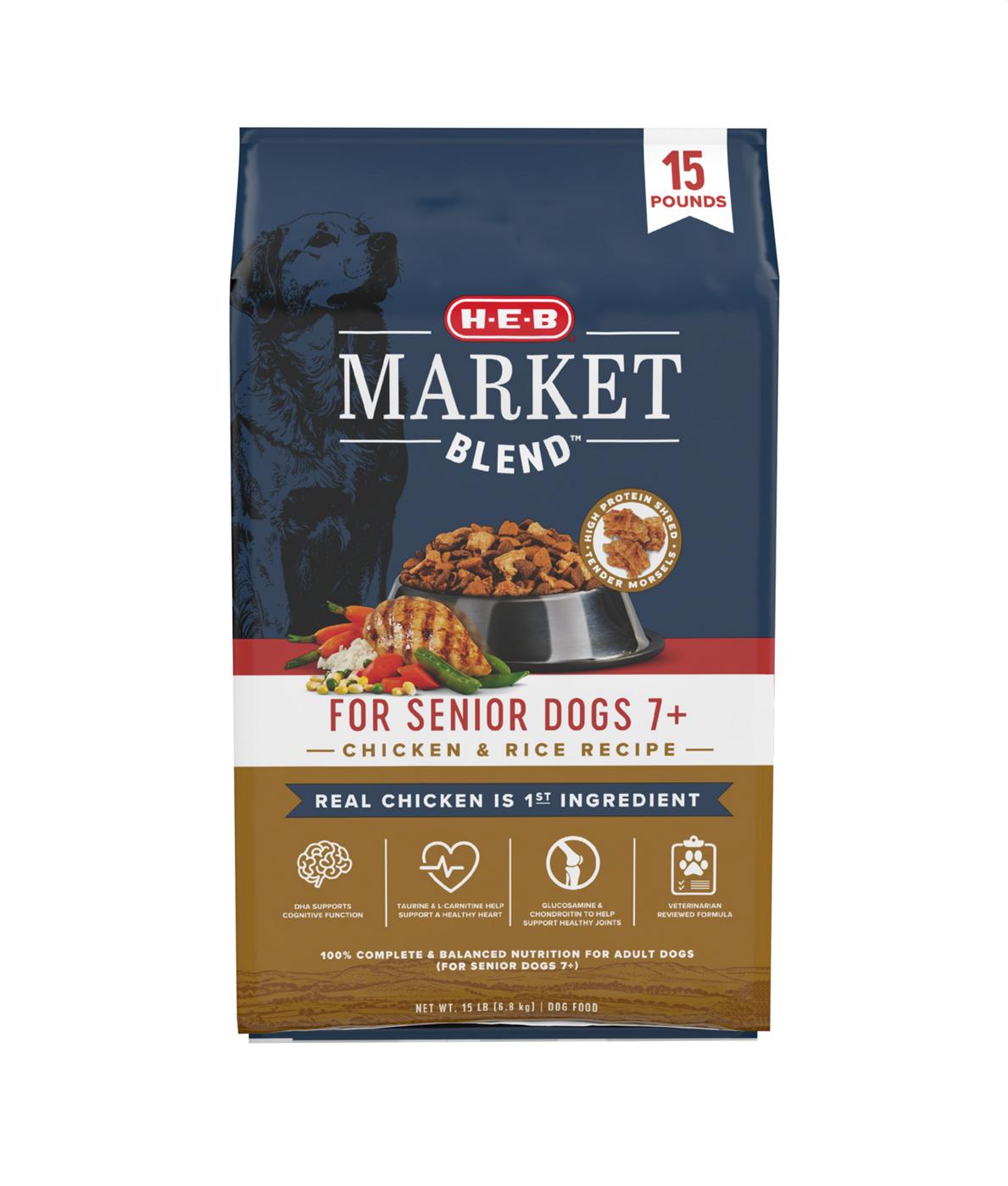 H-E-B Market Blend Senior Chicken Dry Dog Food; image 1 of 5