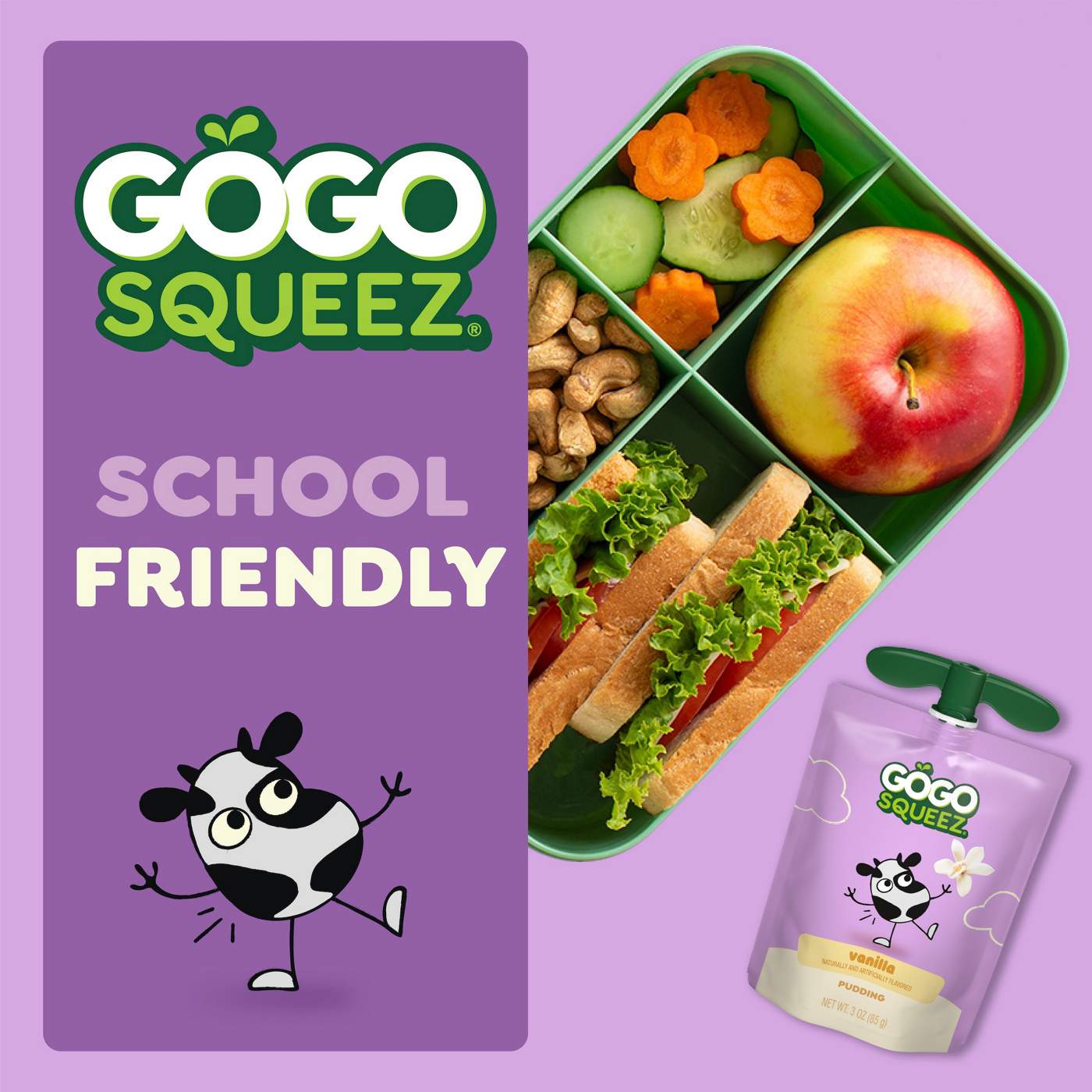 GoGo squeeZ Puddingz On-the-Go Vanilla Pudding Snack Pouches; image 8 of 10