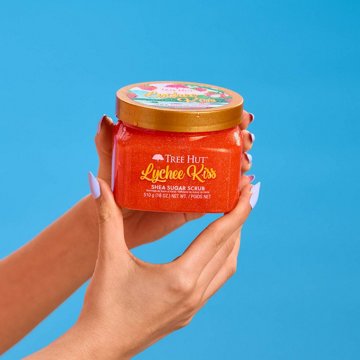 Tree Hut Shea Sugar Scrub - Lychee Kiss, 18 oz