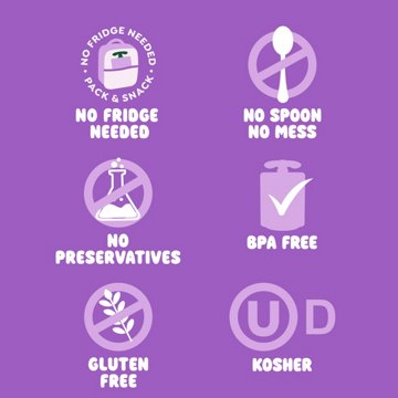 GoGo squeeZ Puddingz On-the-Go Chocolate Pudding Snack Pouches, 4 ct