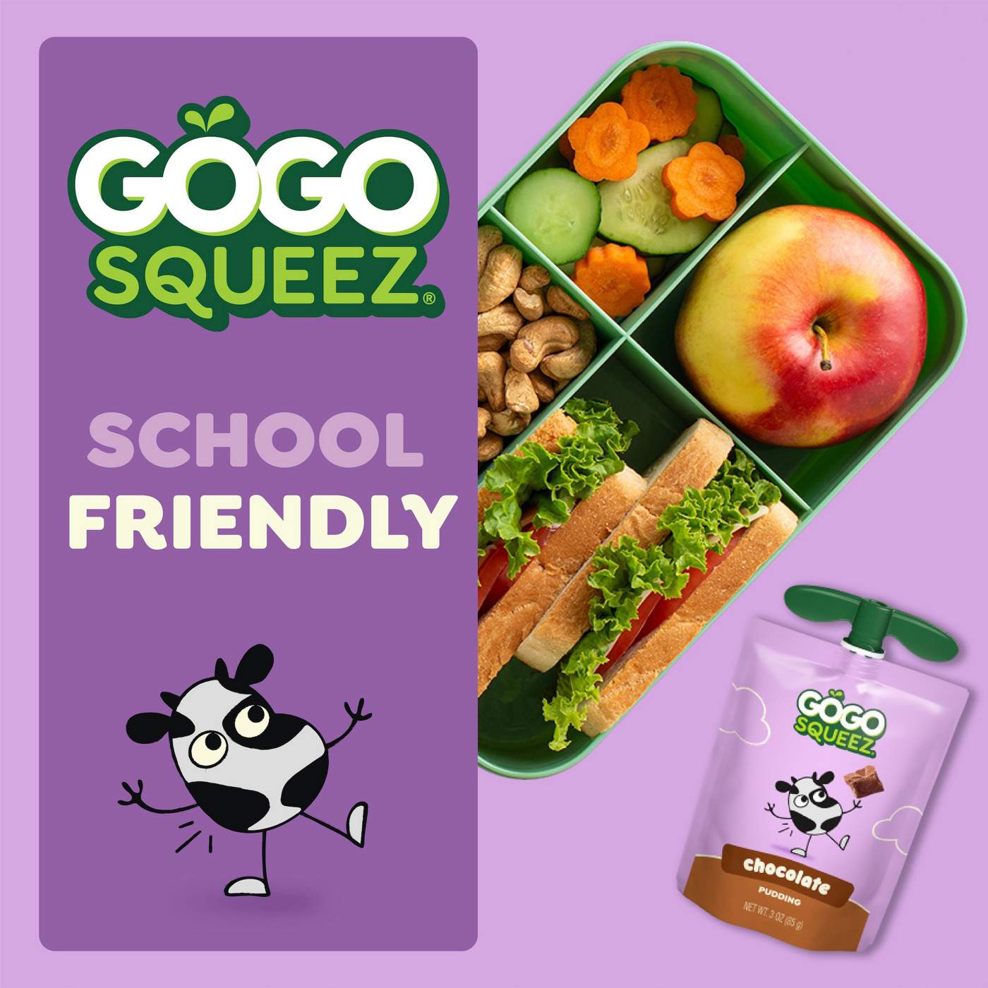 GoGo squeeZ Puddingz On-the-Go Chocolate Pudding Snack Pouches; image 8 of 10