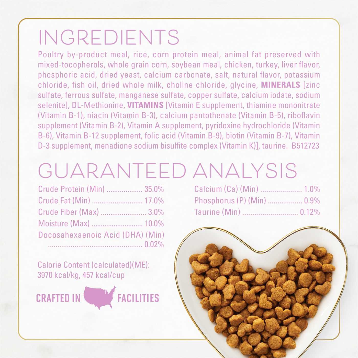 Fancy Feast Purina Dry Kitten Food - Savory Chicken and Turkey; image 2 of 4