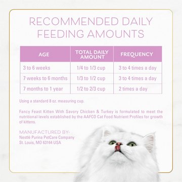 Fancy Feast Purina Dry Kitten Food - Savory Chicken and Turkey, 3 lb