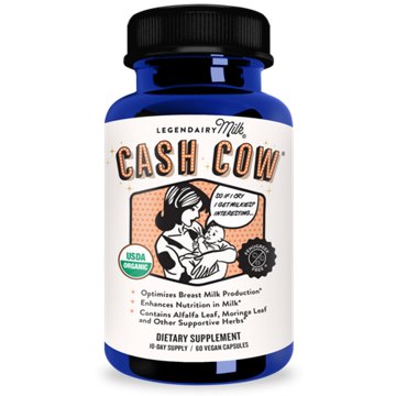 Legendairy Milk Cash Cow Lactation Supplement, Vegan Capsules, 60 ct