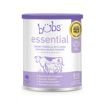 Bubs Essential Infant Formula, 20 oz