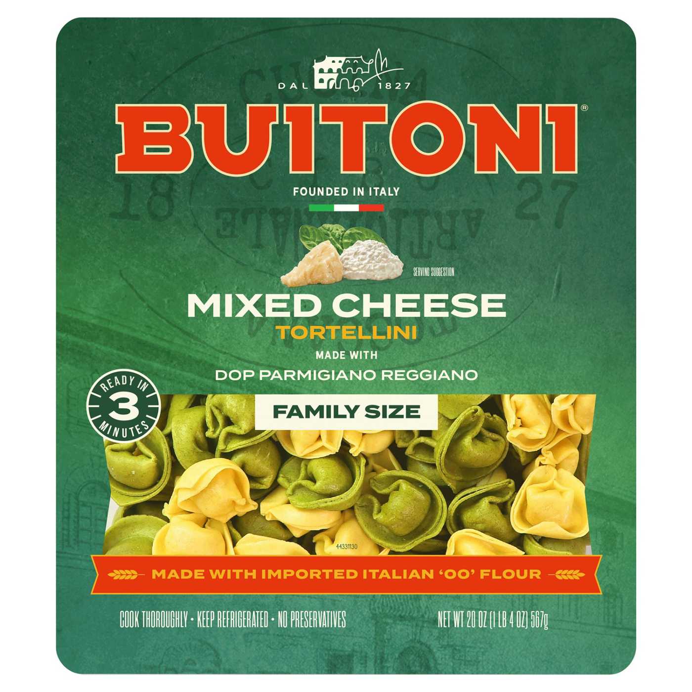 Buitoni Mixed Cheese Tortellini Pasta - Family Size; image 1 of 3