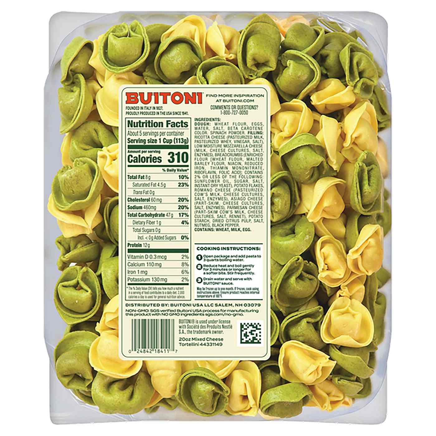 Buitoni Mixed Cheese Tortellini Pasta - Family Size; image 2 of 3