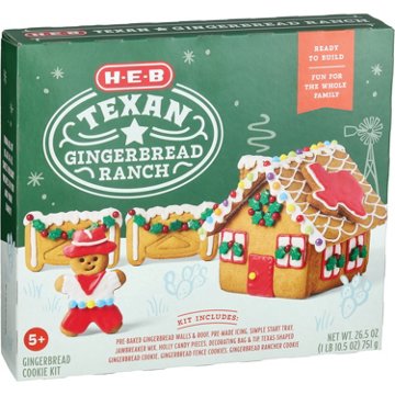 H-E-B Brand Shop Texan Gingerbread Ranch Kit