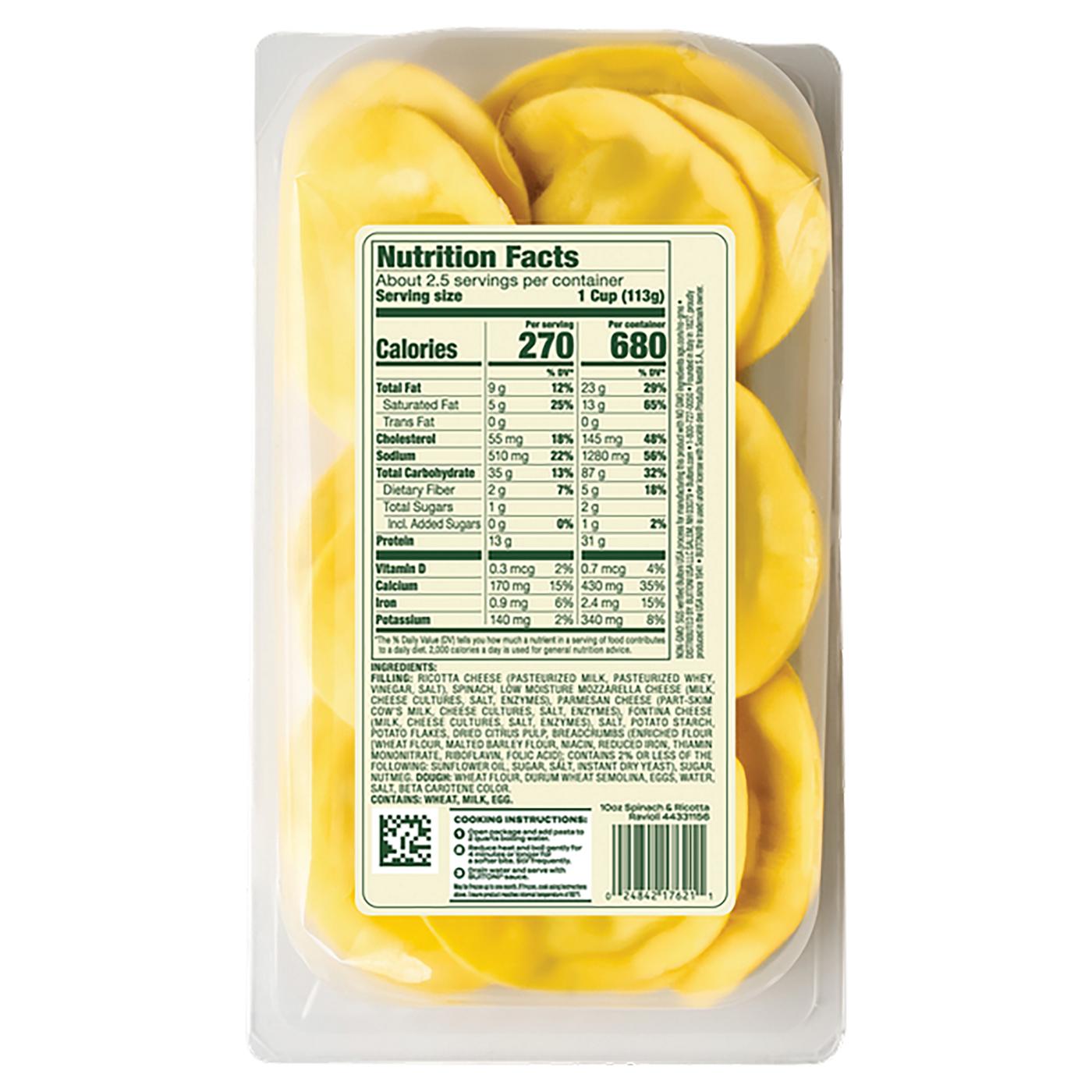 Buitoni Spinach & Ricotta Ravioli Pasta; image 2 of 3