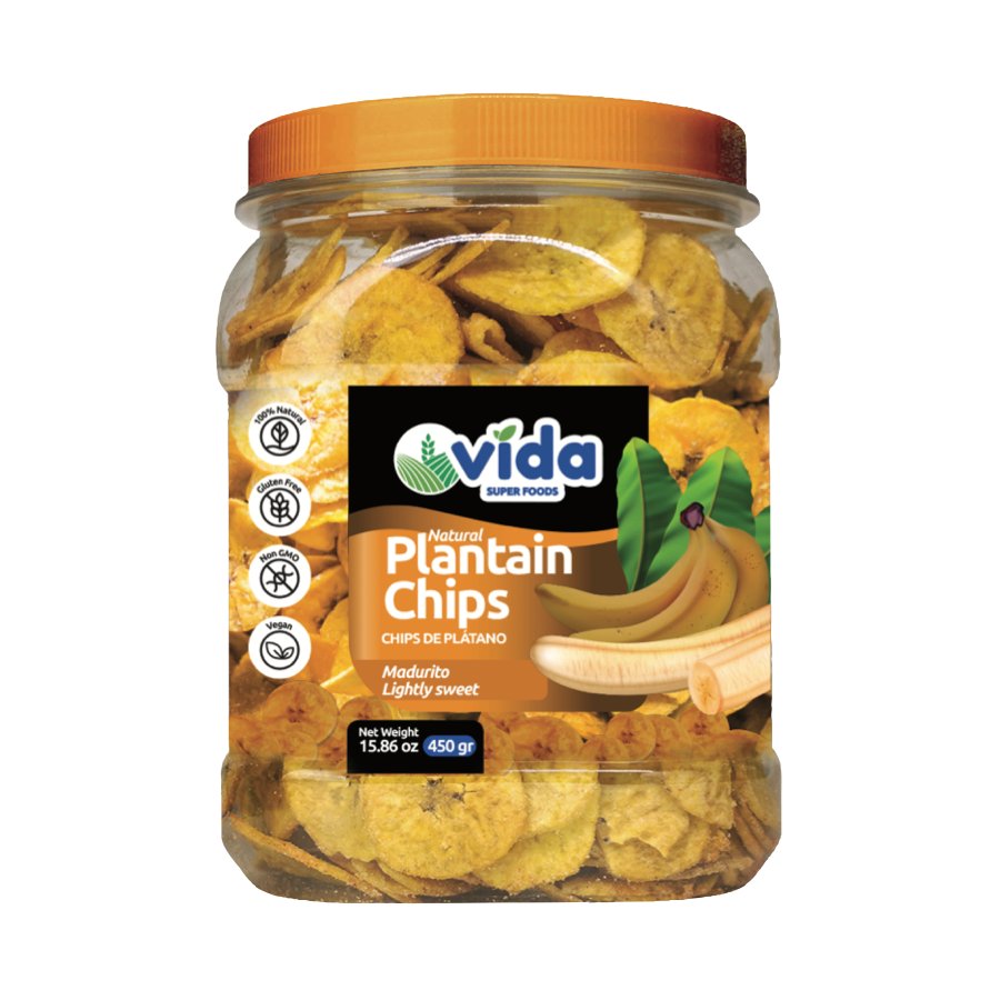 Vida Super Foods Tostones Plantain Chips, 14.1 oz | Low Prices