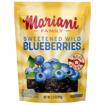 Mariani Sweetened Wild Blueberries, 3.5 oz