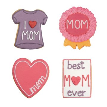 Deco Cookies Mother's Day Hand-Decorated Cookie (Sold Individually)
