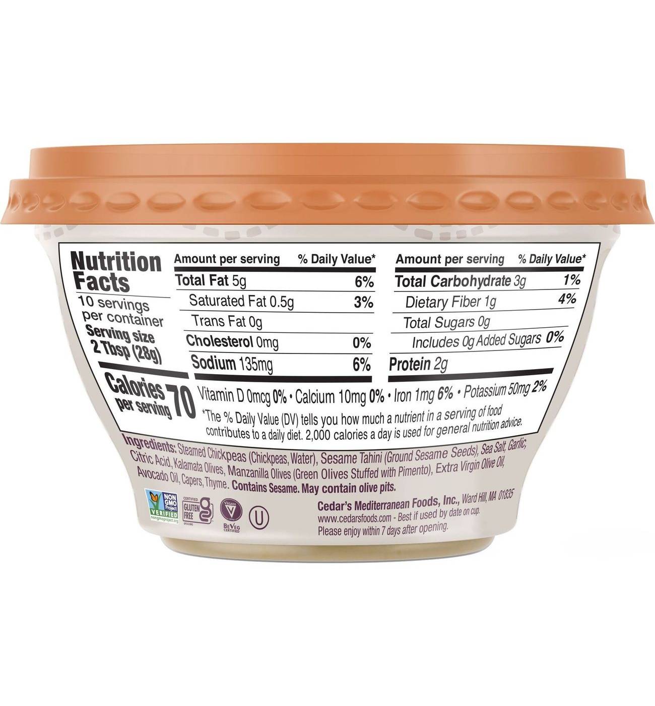 Cedar's Reserve Hommus Olive Tapenade; image 2 of 3