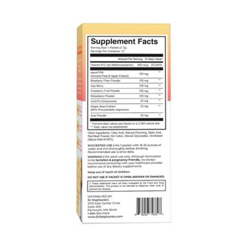 Dr. Stephanie's For Moms Superfruit Energy Packets - Strawberry, 12 ct