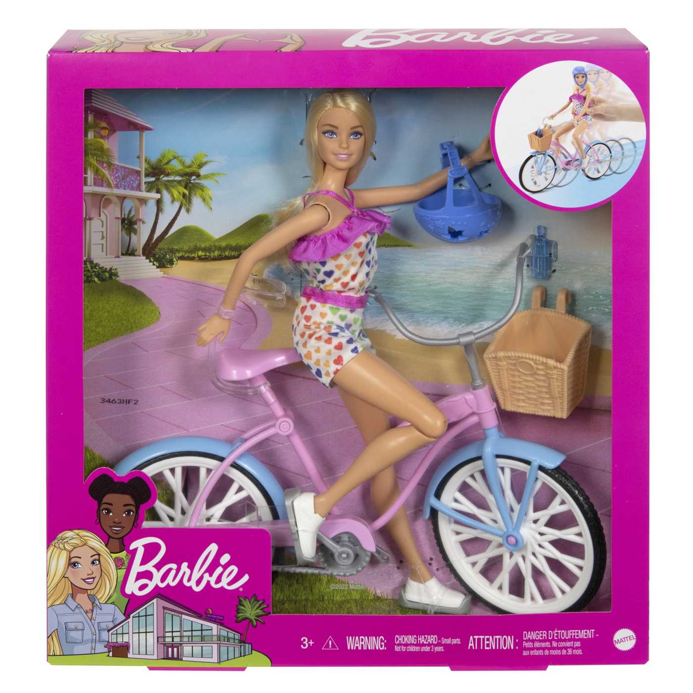 Barbie Doll & Bike Playset - Shop Action figures & dolls at H-E-B