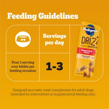 Pedigree Drizzlers Wet Dog Savory Sauce Multipack Dual-Serving