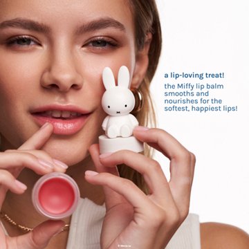 The Crème Shop x Miffy Moisturizing Lip Balm - Rare Rose