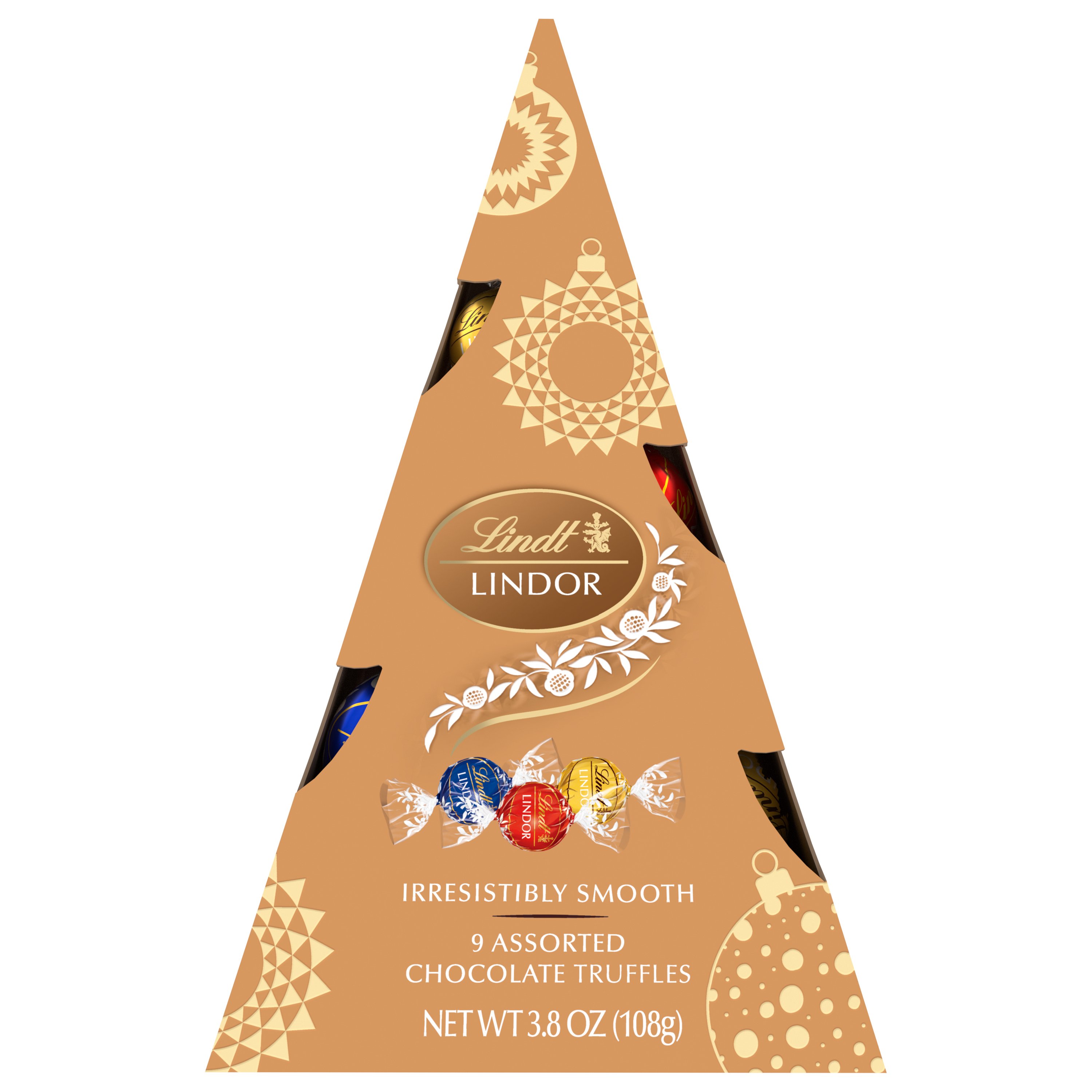Lindt Lindor Assorted Chocolate Truffles Christmas Tree Gift Box