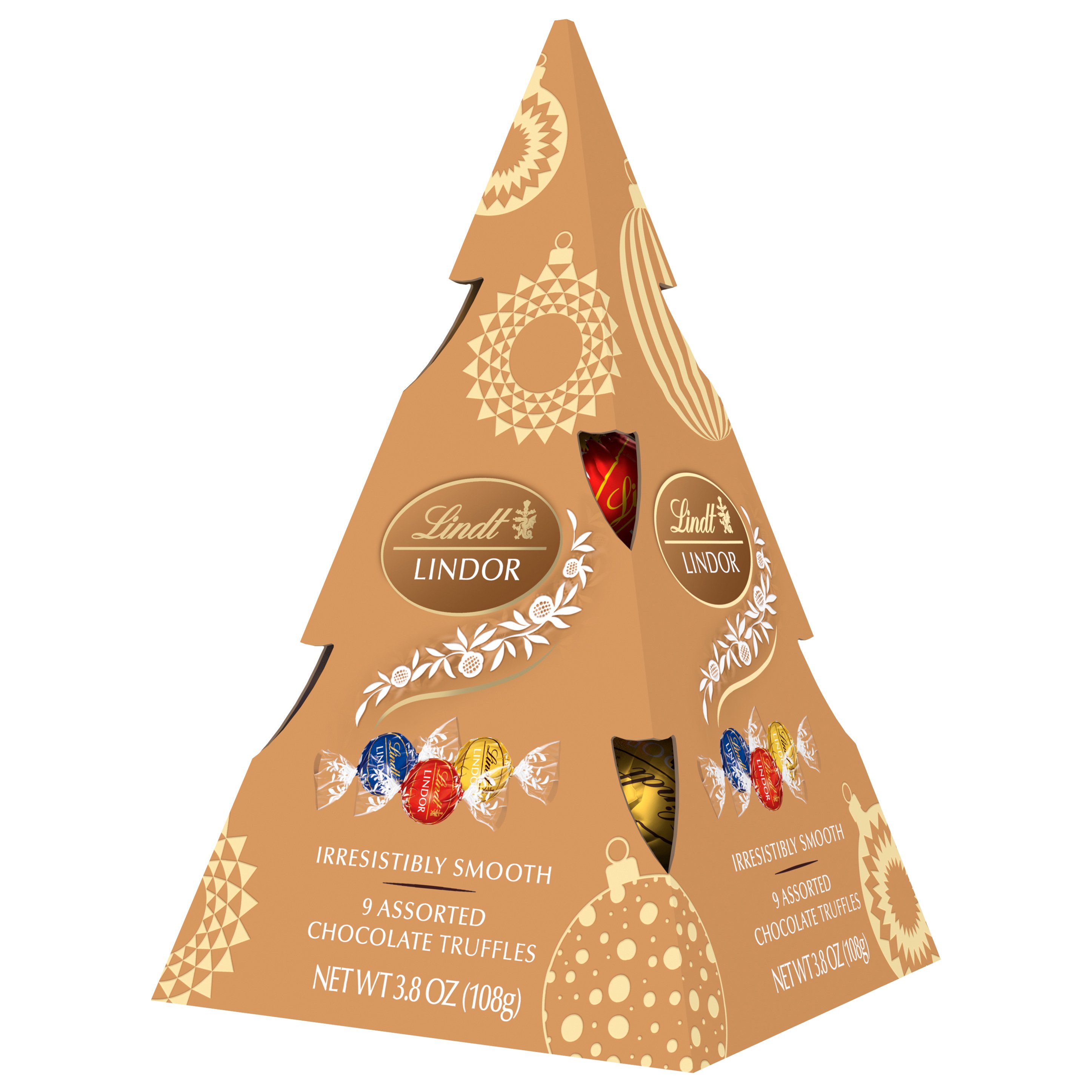 Lindt Lindor Assorted Chocolate Truffles Christmas Tree Gift Box