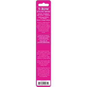 KareCo All Hair Types 9 Row Styling Brush