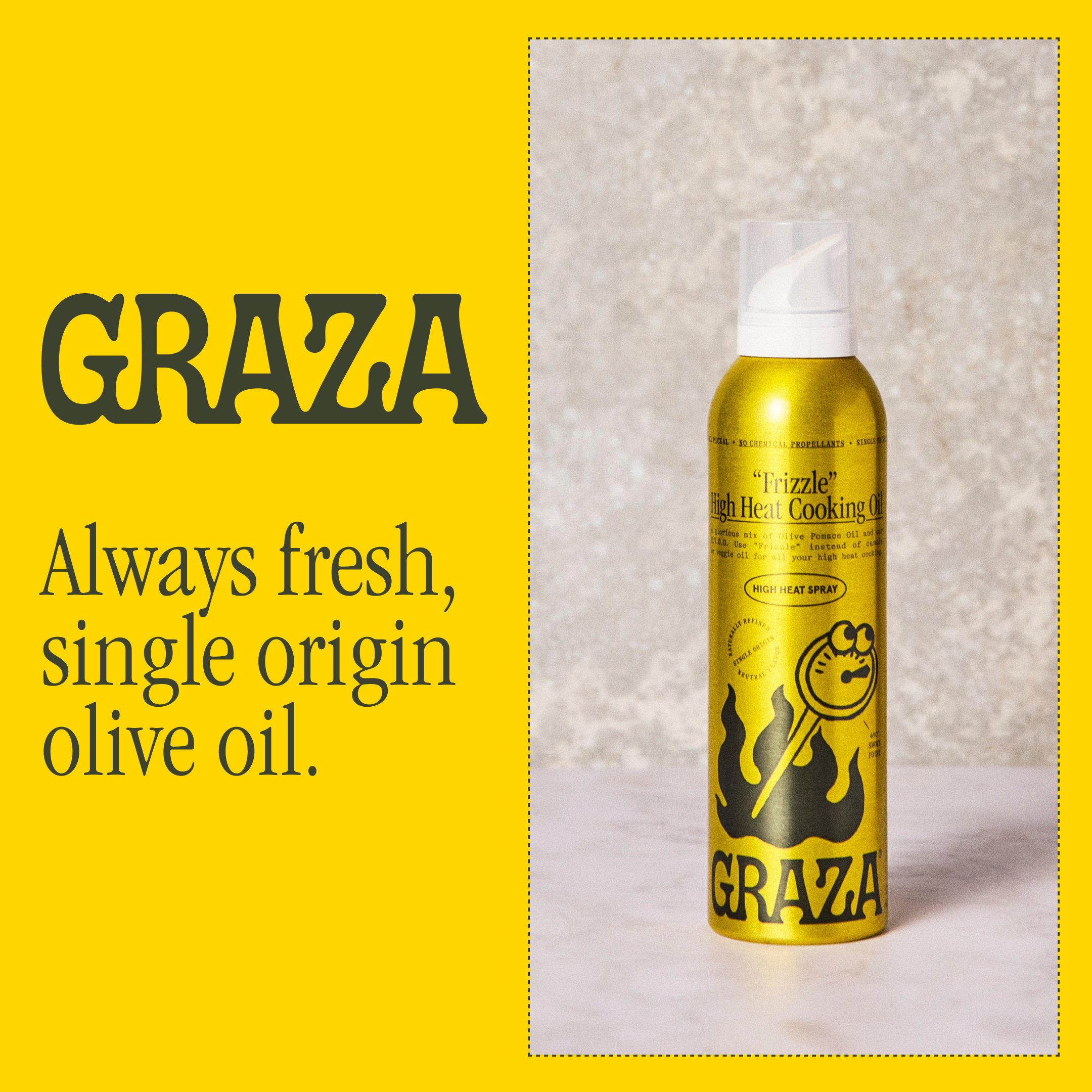 Graza Frizzle High Heat Cooking Oil Spray - Shop Oils at H-E-B