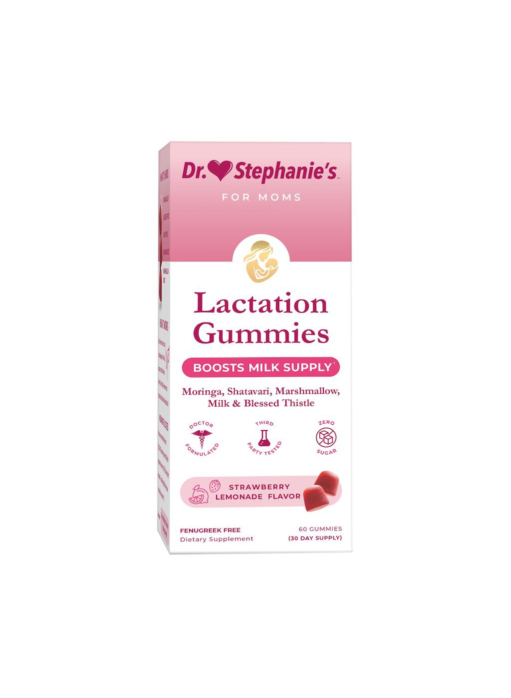 Dr. Stephanie's Lactation Gummies - Strawberry Lemonade; image 1 of 7