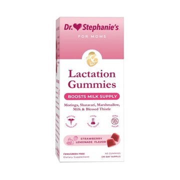 Dr. Stephanie's Lactation Gummies - Strawberry Lemonade, 60 ct