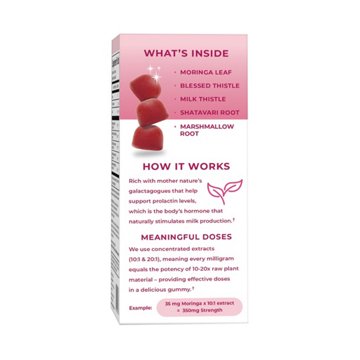 Dr. Stephanie's Lactation Gummies - Strawberry Lemonade, 60 ct