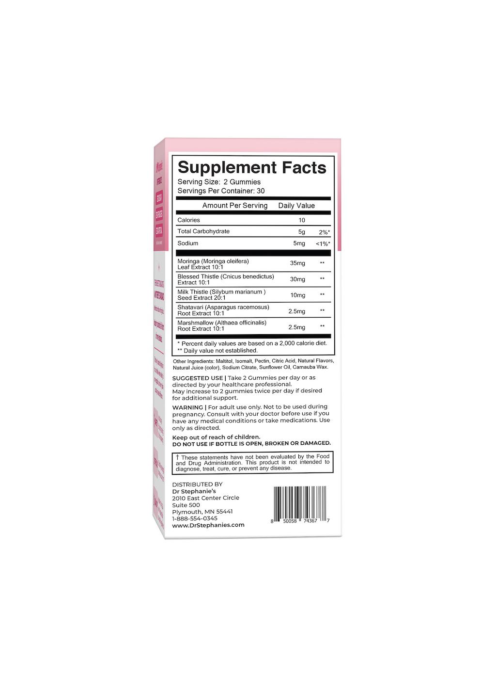 Dr. Stephanie's Lactation Gummies - Strawberry Lemonade; image 5 of 7