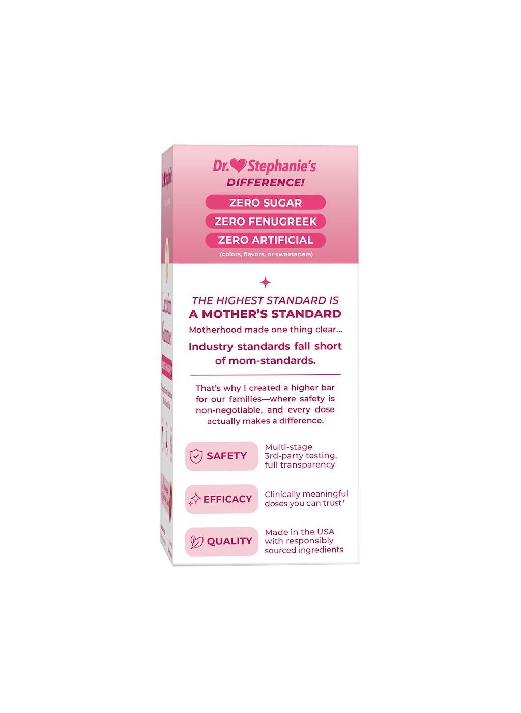 Dr. Stephanie's Lactation Gummies - Strawberry Lemonade; image 6 of 7