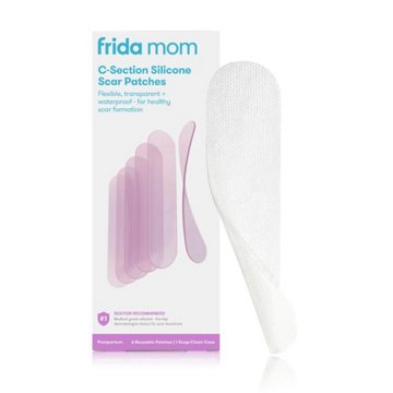Frida Mom C-Section Silicone Scar Patches + Case, 6 ct