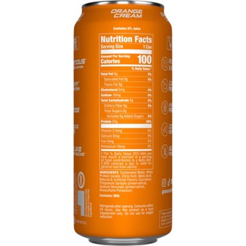 Bucked Up Clear Lightly Carbonated 25g Protein Drink - Orange Cream